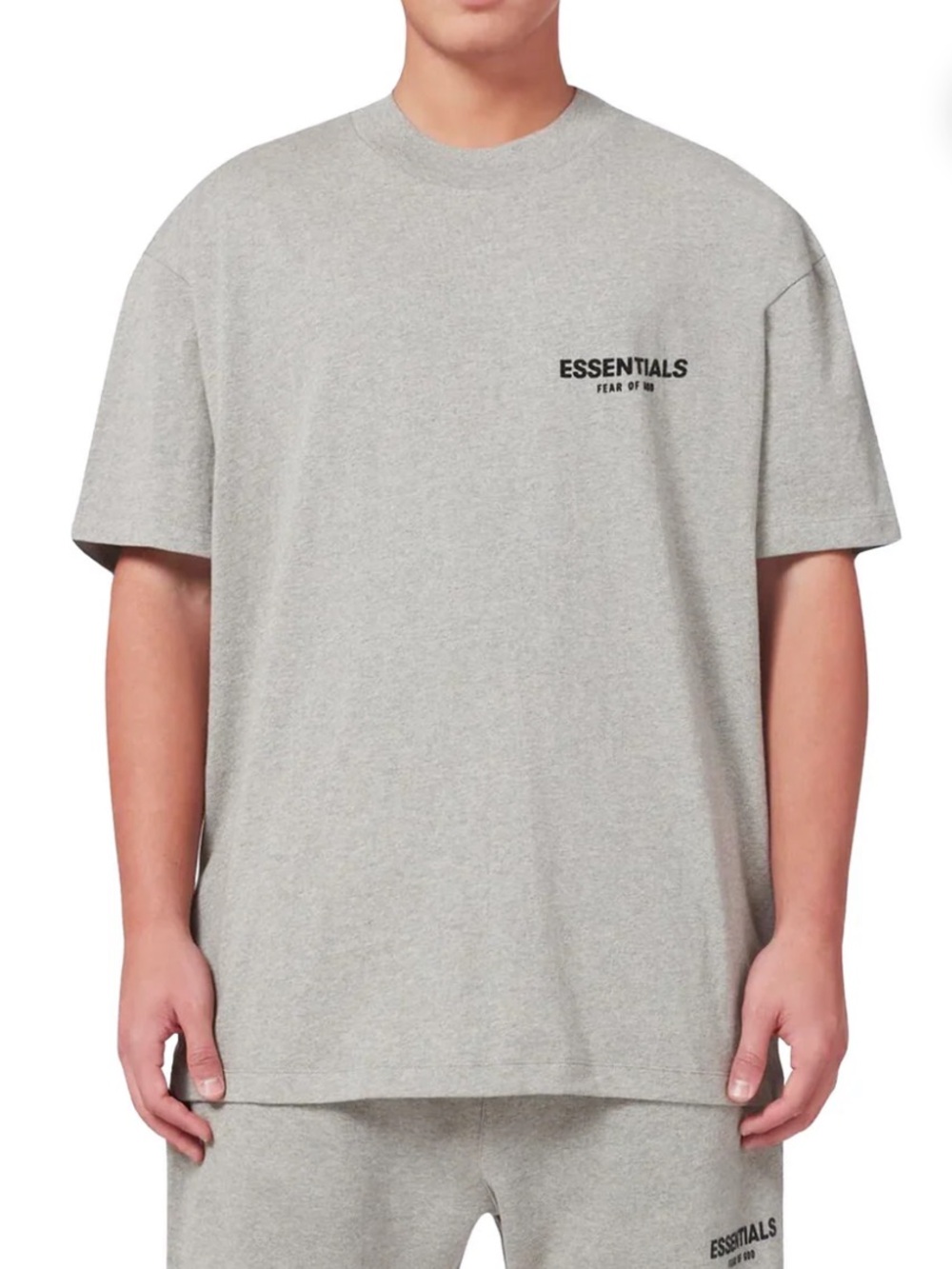 NWT Fear of God Essentials T-Shirt Dark Oatmeal Oversized Short Sleeve M
AA